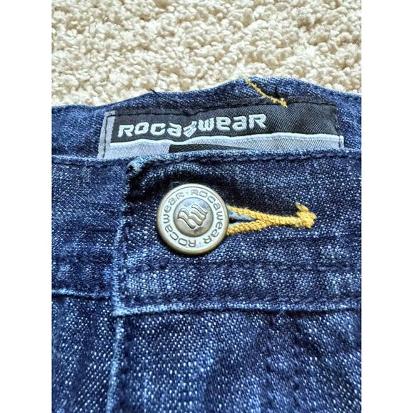 Rocawear 100% Cotton Mid Rise Straight Leg Workwear Jeans Blue Mens 34W x 34L - Picture 6 of 9